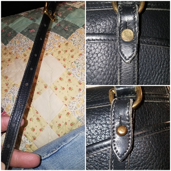 vintage Dooney & Bourke Cavalry portfolio black - Picture 6 of 8